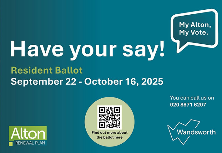 Poster encouraging residents to