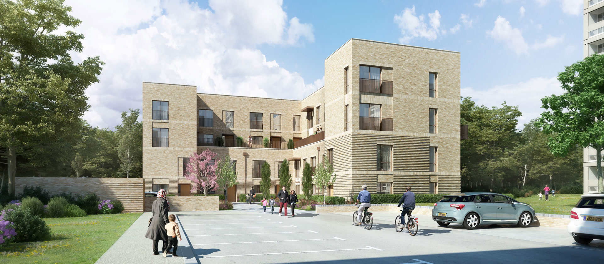 Illustrative view of the Fontley Way development